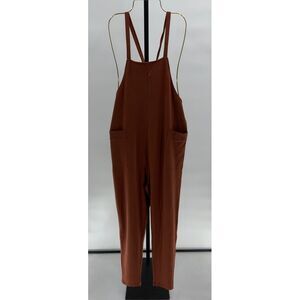 Quince Women's Brown Overalls